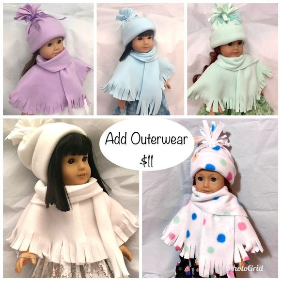 Doll Clothes Christmas Lights Dress fits American Girl and 18” Dolls - Picture 4 of 4